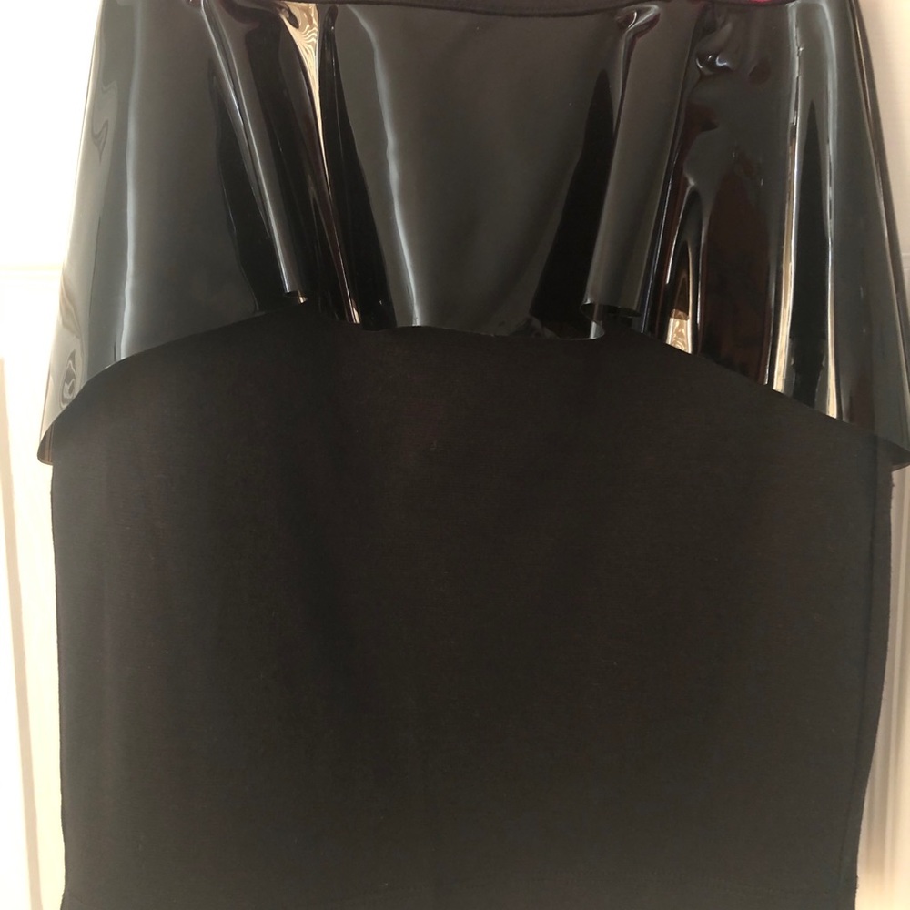 Girls Nasty Gal Pencil Skirt with Peplum Top.